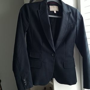 Banana Republic Factory Black Blazer 0p